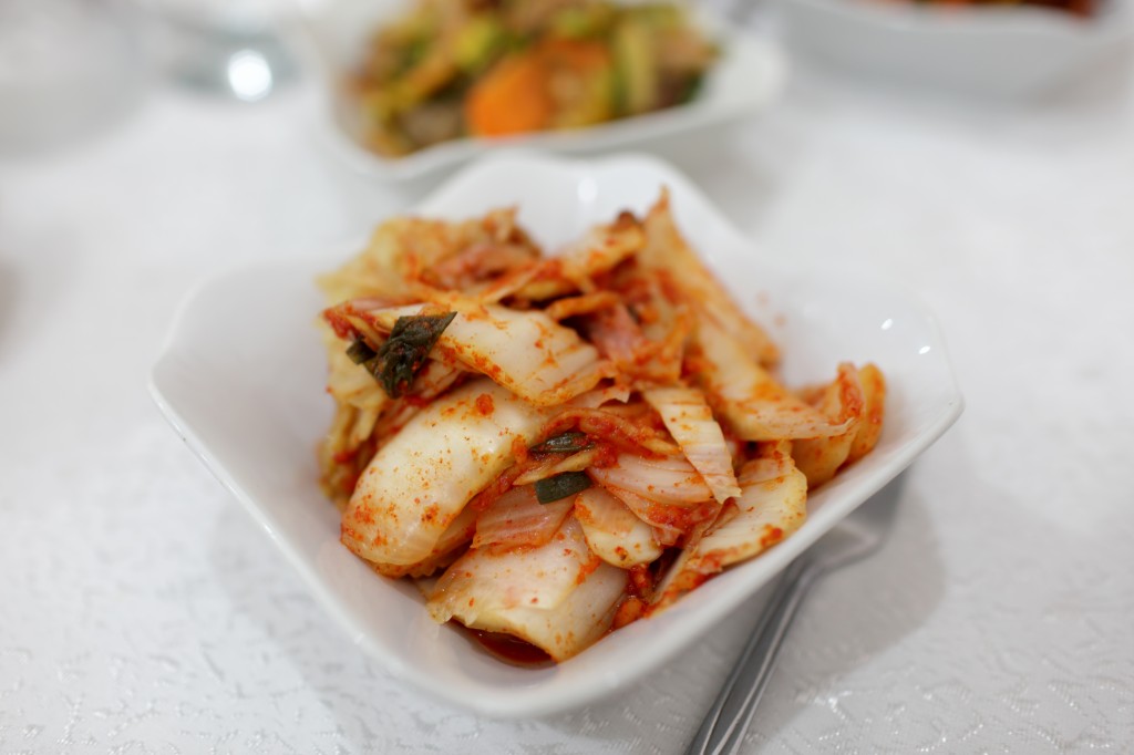Kimchi in korean restaurant